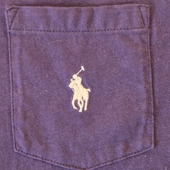 Polo Ralph Lauren Womens Short Sleeve Cotton Pocket Midi Tee Dress Navy Medium - Picture 6 of 12